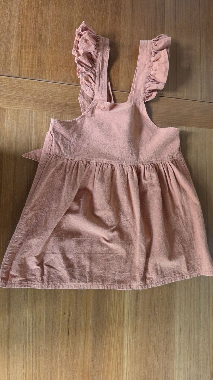 Little Girl's Fancyqube Pinafore Dress READ Description